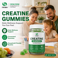 Gummies de créatine au goût naturel, à base de pectine végétale, pour une nutrition active quotidienne à long terme