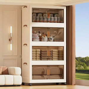Armoire de rangement pliable, écologique, grande capacité, boîte de rangement - Product Image 4