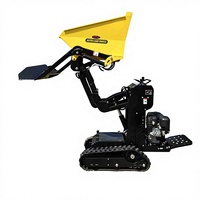 ANT BY600 Mini Dumper Multifunctionele Rupslader Zelflossende Tuinlader Buiten Materiaal Handling Motor Tandwiel Lager