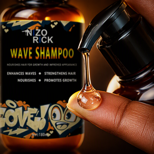 Shampoo 360 Wave <span class=keywords><strong>pour</strong></span> hommes, shampooing fortifiant <span class=keywords><strong>pour</strong></span> la croissance des <span class=keywords><strong>cheveux</strong></span> à la biotine, améliore les ondulations, nourrit le cuir chevelu, étiquette privée OEM 180 ml - Product Image 4
