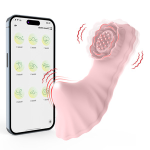 Vibrateur pour femmes - Silicone sûr pour le corps - CE RoHS - Vibration multi-vitesses - Étanche IPX7 - Rechargeable par USB-C - Contrôle par application Bluetooth - 9 vitesses - Product Image 1