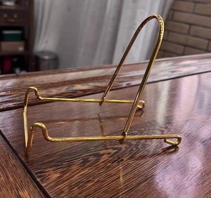 Espositore in Ferro per Ornamenti, Porta Piatti, Ciotole, Vassoi Profondi, Supporto da Tavolo per Esporre Immagini, Libri - Product Image 4