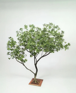Simulación de árbol de arce caballo borracho madera interior árbol planta verde paisaje ventana decoración paisaje ventana grande planta - Product Image 1