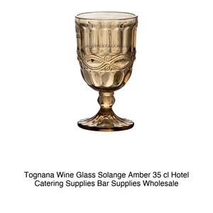 Verre à vin Solange Amber 35 cl H 14,5 cm Ø 8 cm Tognana - Product Image 2