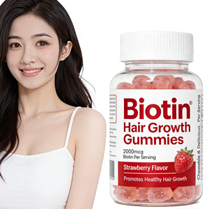 <span class=keywords><strong>Caramelle</strong></span> Gommose alla Biotina per la Crescita dei <span class=keywords><strong>Capelli</strong></span>, Antiossidanti, Nutrienti per i Follicoli, Rinforzano le Radici - Product Image 1