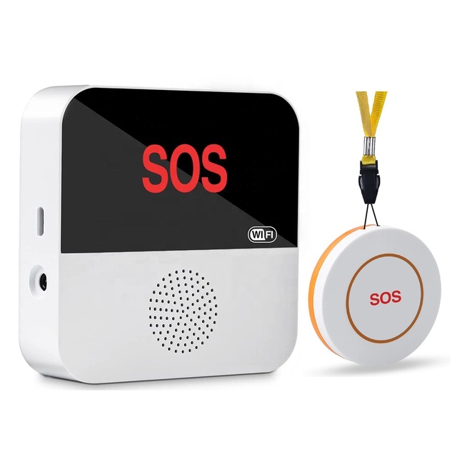 Tuya Emergency SOS Medical Alert System Seniors Patients Elderly at Home Wireless WiFi Elderly Caregiver Pager SOS Call Button