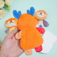 Jouet à mâcher personnalisé en papier froissé avec motifs Élan, Lion, Tigre – Peluche pour chiens de petite, moyenne et grande taille – Fournitures pour animaux de compagnie anti-ennui