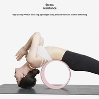 Rueda de Yoga Fearless de TPE - Ecológica, Duradera, Portátil, Antideslizante, Altamente Elástica para Yoga, Estiramiento, Alivio del Dolor de Espalda, Gimnasio en Casa