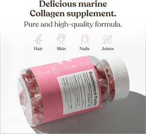 Gummies de collagène multi-vitamines à marque privée OEM/ODM pour la beauté des cheveux, de la peau et des ongles, soutien anti-rides pour adultes - Product Image 3