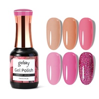 Gelsky Professional Jelly Gel Polish Set Manucure Nail Colors Soak Off Led Uv Gel Nail Polish