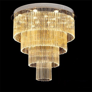 JYLIGHTING Cristal dorado redondo multicapa sala de estar dormitorio hotel boda Luz de lujo candelabros modernos y luces colgantes - Product Image 5