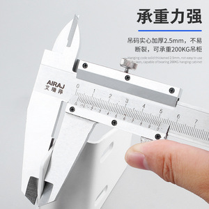 Heavy-Duty Corner Brace White Painted Carbon Steel Hanging <b>Bracket</b> For Cabinet Bathroom <b>Floating</b> <b>Shelf</b> - Product Image 5