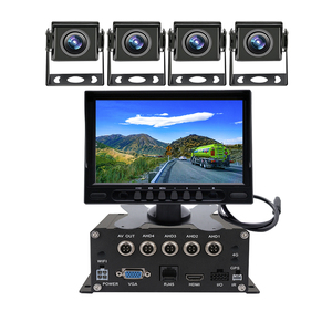 High Quality 100% Past Test 4-8 Channel New Function 10.1 Inches Monitor MDVR Car Video Camera VCR Set Car Black Box