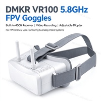 Original DJI Goggles 3 – Expérience de Commande Gestuelle Immersive 4K, compatible avec les drones DJI. Avec télécommande RC et