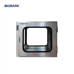 BIOBASE kotak lewat laboratorium Tiongkok ruang bersih Interlock SS304 mensterilkan bersih kotak penyimpan jendela