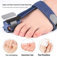 Corrector de dedos para mujeres y hombres, férula de metal para dedos rotos, soporte roto, envoltura de compresión