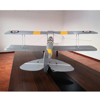 Avion RC Tiger Moth, Biplan à l'échelle géante, finition classique RAF, modèle d'avion à aile fixe en bois de balsa, haute performance, ARF