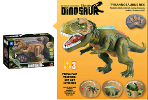Bambini HUADA simulato occhi di luce rossa RC telecomando giocattoli Robot <span class=keywords><strong>dinosauro</strong></span> con suoni - Product Image 6