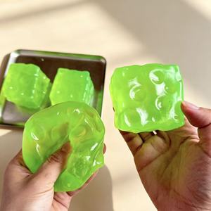 ขวดบีบเล่น GL Clear Squishy Sensory ของเล่นบีบแก้เครียดรูปทรงวาสลีน สำหรับเด็ก - Product Image 6