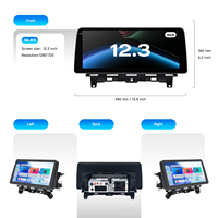 Radio Mobil Android 12 CARPLAY Android AUTO untuk BMW Seri 3 / 4 F30 F31 F32 NBT/EVO 2013-2019 Navigasi Dsp WIFI