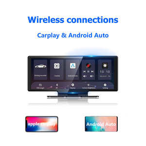 Moniteur de voiture Portable sans fil, Navigation <span class=keywords><strong>CarPlay</strong></span> pour toutes les voitures, écran de contrôle tactile universel de 7 pouces, android auto Siri - Product Image 2