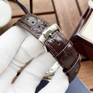 Bracelet de montre en cuir véritable de luxe, 20 mm, boucle, bracelet marron pour homme, style professionnel de haute qualité - Product Image 3