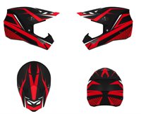 Casque de moto intégral 2025 avec casque de motocross ABS graphique personnalisé certifié DOT