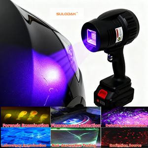 Lámpara de Inspección UV Profesional para Automóviles de 20*20MM - Detector de Defectos de Pintura de Automóviles UVLED Recargable para Chapa Metálica y Curado de Pintura - Product Image 1