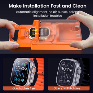 Protections d'Écran pour Apple Watch pour S10/S9 Films Céramique HD Anti-Chute et Anti-Poussière Sans Poussière pour S8/S7/<span class=keywords><strong>6</strong></span> - Product Image 3