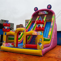 Fabricant toboggan gonflable en plein air double toboggan gonflable combo toboggan gonflable pour les enfants