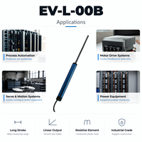 Capteur de déplacement linéaire EV-L-00B 10-100 mm 0,1-0,5 % pour Novotechnik TLH/TL Gefran LT Sakae LP Variohm ELPM Penny+Giles SLS