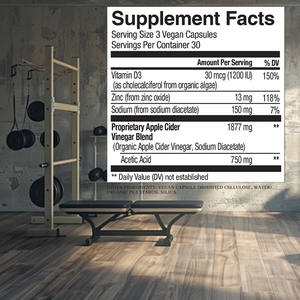 OEM ODM yüksek kalite elma şırası sirke kapsülleri diyet takviyesi bağışıklık sistemini güçlendirir ve kan şekeri seviyelerini teşvik eder - Product Image 2