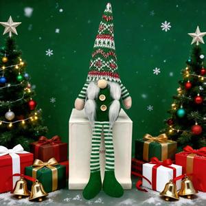 Gnomo Navideño Nórdico Hecho a Mano, Figura de Peluche con Gorro de Punto, Muñeco de Hilo, Adorno para Decoración del Hogar - Product Image 4