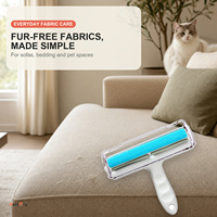 Rouleau réutilisable pour enlever les poils d'animaux, brosse double face pour poils de chien et de chat, pour meubles, canapé, tapis, literie, vêtements, logo personnalisé