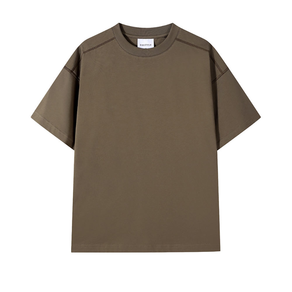 Brown Unisex Cotton T-Shirt