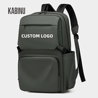 Mochila para Portátil Personalizada con Logotipo Empresarial, Mochila Oxford Multibolsillos para Viajes y Desplazamientos
