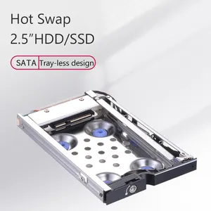 Une2.5 endüstriyel braket alüminyum 9.5 inç SATA adaptörü Hot Swap Bay SSD Hdd mobil raf için mm sabit disk