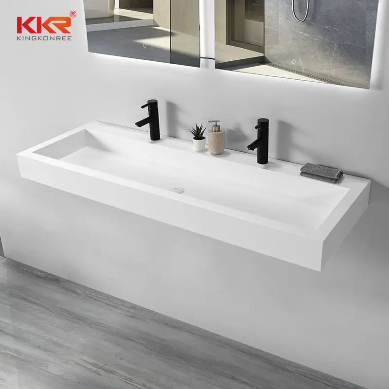 KKR Customized künstliche stein Basin Solid Surface Sink waschbecken waschbecken für krankenhaus projekt