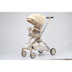Luxury Aluminum Alloy Lightweight <strong>Baby</strong> Stroller Easy Folding Comfortable Pram for 0-3 Years High Quality Adjustable Backrest - Product Image 4