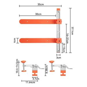 Kit de plantillas de precisión para instalación de correderas de cajones, herrajes de gabinetes, bisagras y pasadores de estantería para montaje en gabinetes - Product Image 6