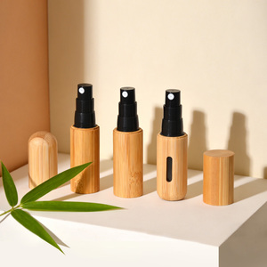 Mini Atomizador <span class=keywords><strong>de</strong></span> Perfume Recargable <span class=keywords><strong>de</strong></span> 5 ml, Botella Portátil <span class=keywords><strong>de</strong></span> Bambú Ecológica con Bomba <span class=keywords><strong>de</strong></span> Recarga - Product Image 4