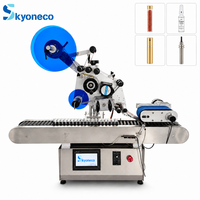 Machine d'étiquetage automatique électrique avec PLC pour l'emballage silencieux de flacons, ampoules et bouteilles pulvérisatrices - Prix usine