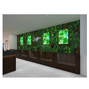 Hiện đại hiển thị hiển thị trường hợp khói cửa hàng gỗ tường hiển thị khói cửa hàng hiển thị trường hợp - Product Image 1