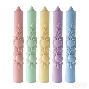 Wholesale New <strong>Pomegranate</strong> Patterned Cylindrical <strong>Candle</strong> Wedding Party Holiday Supplies Centerpiece Decorative Scented <strong>Candle</strong> - Product Image 5