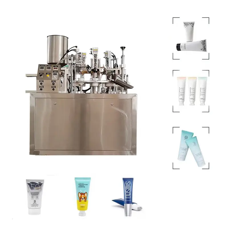 Máquina de enchimento e selagem de tubos de plástico para cosméticos Forbona