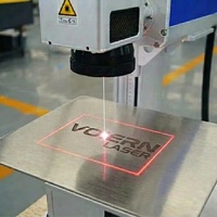 Máquina de Marcado Láser de Fibra 3D Profesional de 3w 5w para Vidrio, Silicona, Plástico, Placa PCB Flexible, Máquina de Grabado Rotativa de Escritorio