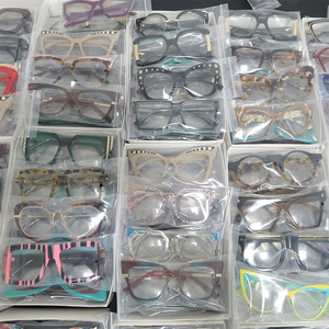 סיטונאי זול במלאי יד עשוי אצטט משקפיים מסגרת באיכות גבוהה מוכן עשה צבעים מעורבב מסגרות אופטי מסגרת עבה - Product Image 2