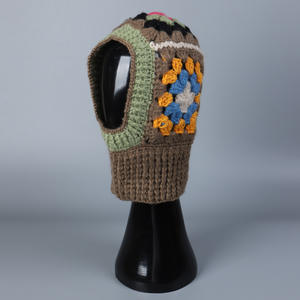 2025 sombreros <span class=keywords><strong>de</strong></span> pasamontañas <span class=keywords><strong>de</strong></span> <span class=keywords><strong>ganchillo</strong></span> hechos a mano coreanos para mujer, Jersey <span class=keywords><strong>de</strong></span> punto <span class=keywords><strong>de</strong></span> lana para otoño e invierno, gorros con capucha <span class=keywords><strong>y</strong></span> <span class=keywords><strong>cuello</strong></span> - Product Image 2