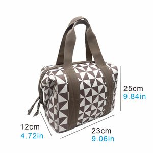 Sac à déjeuner en néoprène écologique personnalisé, grand, isolé, avec fermeture éclair, imperméable, anti-fuite, portable pour pique-nique, camping, plage - Product Image 5