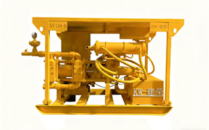 Bomba de inyección hidráulica ajustable de 2-100 bar para mezcla de hormigón e inyección en sitios de construcción - Product Image 2